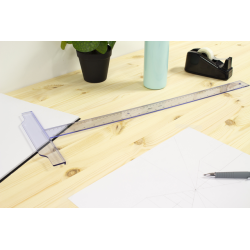 Règle en T Aristo 60cm GeoCollege transparent