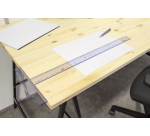 Tekenhaak Aristo GeoCollege 60cm transparant