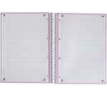 Notitieboek Oxford Touch Europeanbook A4+ 4-gaats lijn 160 pagina's pastel paars