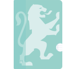 Schrift Oxford School A4 lijn 72 pagina's 80gr pastel seal à 3 stuks