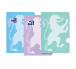 Schrift Oxford School A4 lijn 72 pagina's 80gr pastel seal à 3 stuks