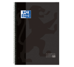 Notitieboek Oxford Classic Europeanbook A4+ 4-gaats lijn 160 pagina's zwart