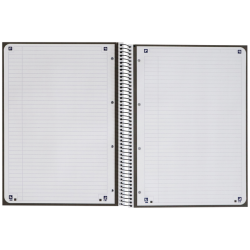 Notitieboek Oxford Classic Europeanbook A4+ 4-gaats lijn 80vel zwart
