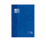 Oxford Classic Europeanbook Notizbuch A4+ 4-fach gelocht kariert 80 Blätter dunkelblau