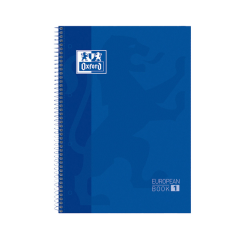 En_bloc espiral oxford tapa extradura microperforado din a4 80 hojas rayado horizontal color azul