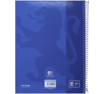 Oxford Classic Europeanbook Notizbuch A4+ 4-fach gelocht kariert 80 Blätter dunkelblau