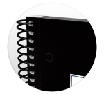 Notitieboek Oxford Classic Europeanbook A4+ 4-gaats ruit 160 pagina's zwart