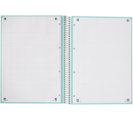 Cahier de notes Oxford Touch Europeanbook A4+ 4 perforations ligné 80fls pastel menthe