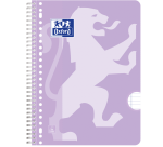 Collegeblok Oxford School A4+ lijn 23-gaats 160 pagina's 80gr pastel assorti 3 stuks