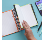 Cahier Oxford Projectbook School A4+ ligné 4 perf 240 pages 80g aqua