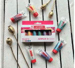 Acrylverf Talens Art Creation Metallic 12ml set à 6 kleuren
