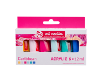 Acrylverf Talens Art Creation Caribbean 12ml set à 6 kleuren