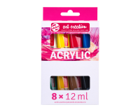 Peinture acrylique Talens Art Creation set 8 couleurs 12ml