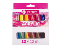 Peinture acrylique Talens Art Creation set 12 couleurs 12ml
