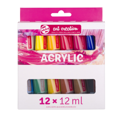 Peinture acrylique Talens Art Creation set 12 couleurs 12ml