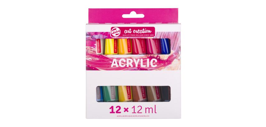 Talens Art Creation Acrylic Paint Set 12 Colors 12ml