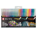 Stylo gel Sakura Gelly Roll Mix set 24 couleurs