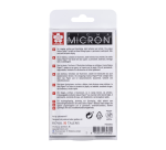 Fineliner et feutre pinceau Sakura Pigma Micron gris froid set 8 pièces assorti