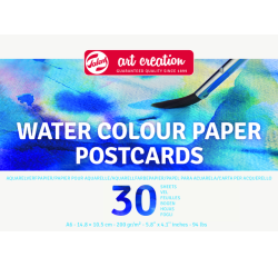 Papier Aquarelle Talens Art Creation 148x105mm 30 feuilles 200g blanc
