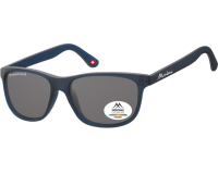 Lunettes de soleil Montana bleu mat verre fumé polarisé