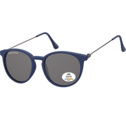 Lunettes de soleil Montana bleu verre fumé polarisé