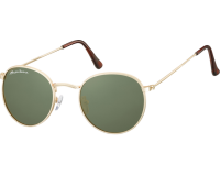 Lunettes de soleil Montana or mat verre G15 vert