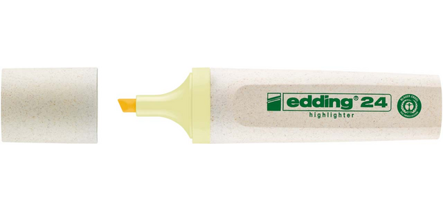 Surligneur edding 24 EcoLine jaune pastel
