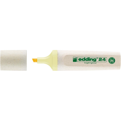 Markeerstift edding 24 Ecoline pastel geel