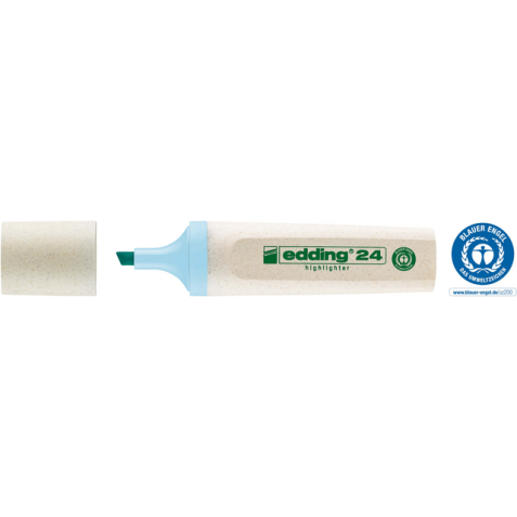 Surligneur edding 24 EcoLine bleu pastel