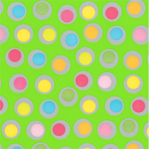 Papier cadeau Special Wrap 70x200cm Spring Rounds assorti