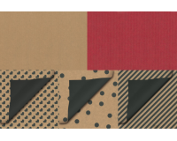 Sachet cadeau Special Wrap kraft 12x19cm assorti 1000 pièces