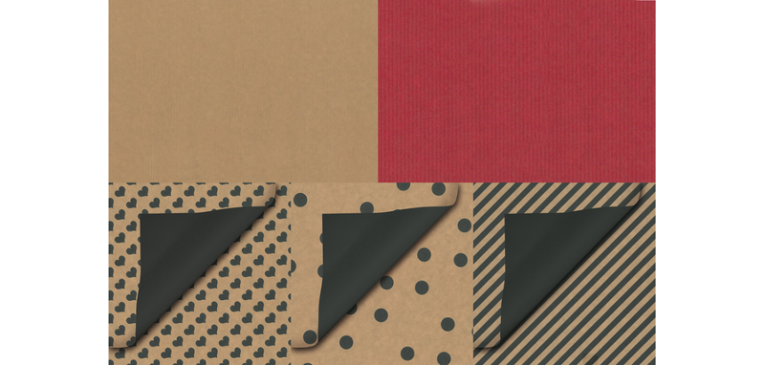 Sachet cadeau Special Wrap kraft 12x19cm assorti 1000 pièces