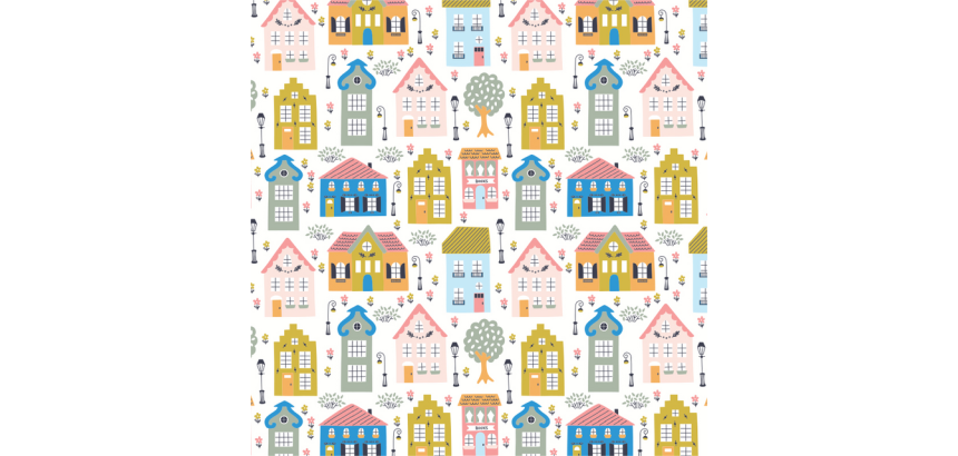 Rouleau pour appareil Special Wrap Maisons 200mx50cm