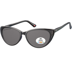 Lunettes de soleil Montana noir verre fumé polarisé