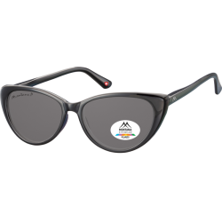 Lunettes de soleil Montana noir verre fumé polarisé