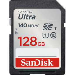 Carte mémoire Sandisk SDXC 128Go (140mb/s C10 UHS-I)