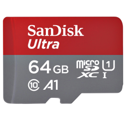 Geheugenkaart Sandisk MicroSDXC Ultra 64GB (140mb/s C10 - SDA UHS-I)