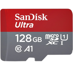 Carte mémoire Sandisk MicroSDXC Ultra 128Go (140mb/s C10 - SDA UHS-I)