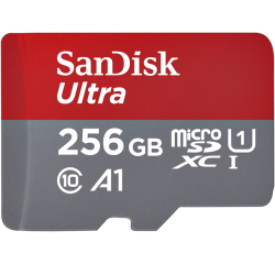 Geheugenkaart Sandisk MicroSDXC Ultra 256GB (150mb/s C10 - SDA UHS-I)