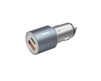 Chargeur de voiture Hama 1x USB-C 1x USB-A 38W métal