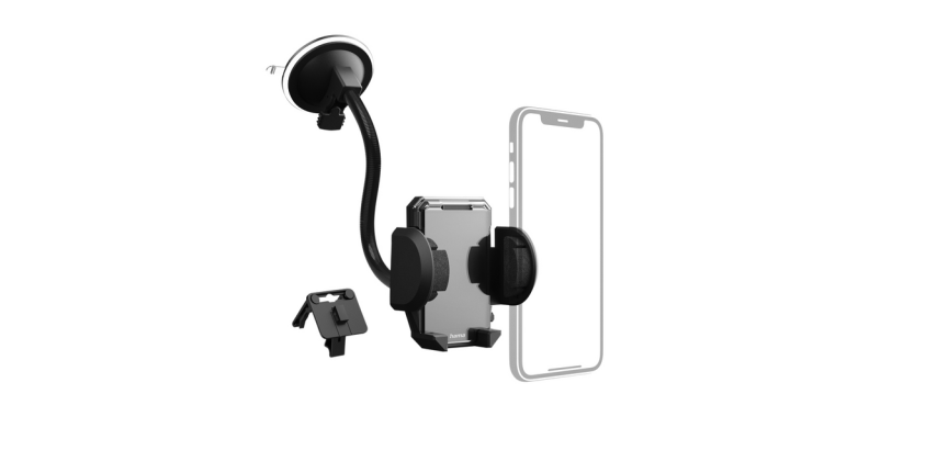 Smartphonehouder Hama 2-in-1 voor de auto