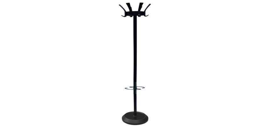 BRASQ London coat rack on black stand