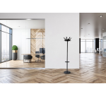 BRASQ London coat rack on black stand