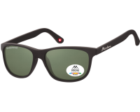 Lunettes de soleil Montana noir mat verre G15 polarisé