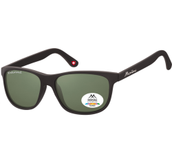 Lunettes de soleil Montana noir mat verre G15 polarisé