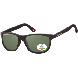 Lunettes de soleil Montana noir mat verre G15 polarisé