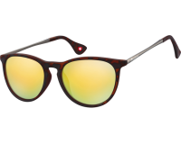 Lunettes de soleil Montana Turtle mat Revo verre doré