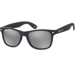 Lunettes de soleil Montana noir Revo verre miroir argenté