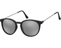 Lunettes de soleil Montana noir mat Revo verre miroir argenté