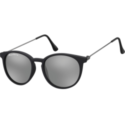 Lunettes de soleil Montana noir mat Revo verre miroir argenté